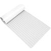 GSJNHY Pavimenti 240×90x0,6 cm Schiuma Eva Finto Teak Tappetino for Ponte for Barca Foglio for decking Pavimentazione for Yacht Autoadesivo for Veicolo per Barche(Grey And Black)
