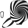 CNTDBU Infinite Spiral Vortex - Custodia per pagaia da pickleball, in neoprene, con tasca in rete, moschettone per borsa da palestra