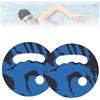Generisch Aqua Fitness Dischi (set da 2) - Dischi per esercizi d'acqua di alta qualità in EVA antiscivolo - Pagaia ergonomica da allenamento per aquajogging, riabilitazione e allenamento di , ideali per