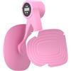 Nuyhgtr Thigh Trainer for Women, Inner Thigh Workout Trainer, Adjustable Thigh Exercise Equipment, Battery-Powered Pelvic Floor Exerciser, Thigh Exercise Clamp