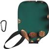 CNTDBU Custodia per pagaia in neoprene con bordo a pigna, con tasca in rete, moschettone per borsa da palestra