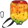 CNTDBU Fresh Fruit - Custodia per pagaia in neoprene con tasca a rete, moschettone per borsa da palestra