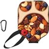CNTDBU Cute Bear Paw Pickleball Paddle Cover-Neoprene Paddle Case con Mesh Pocket Moschettone per Borsa da Palestra