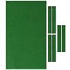 ENSDIEPLS Tavolo da Biliardo, Biliardo Professionale Pool Snooker Feltro Multicolor 6 PZ Strips Indoor(7ft Green)