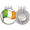 no/no Shine - Marcatore magnetico smaltato con bandiera nazionale irlandese per il giorno di San Patrizio