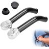 SWRCEYJH Manopole Sicurezza Antiscivolo Per Mountain Bike 2 Pezzi Estremità Manubrio Della Bicicletta Design Ergonomico Impugnature Accessori Ricambio Per Biciclette Con 2 Fermi Del Manubrio Per MTB 17,5 cm