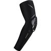 Ysyqkn Ginocchiera Protettiva Antiscivolo Shock Assorbente Fascia Sportiva Imbottita Gomito E Ginocchio per Adulto Adatta a Basket Skating Escursioni, Gomito Nero L