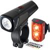 SIGMA - Buster 800 HL/RL 80 set | Luce anteriore e posteriore a LED | 800 lumen e 180 lumen | Luce anteriore e posteriore per bicicletta con batteria