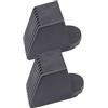 Buxuaaaa 2Pcs Attrezzatura Palestra Piazza End Caps di Ricambio Attrezzature Fitness Tappi Terminali Protezioni Pavimento Tubo Quadrato Manicotto