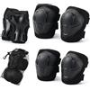 VOSSOT Protezioni Set per Bambini, 6 in 1 Regolabile Ginocchiere Gomitiere Parapolsi Tutore Polso Protezioni Set, Protezioni Skateboard Bambino per Pattini Skateboard, Scooter, Ciclismo, Taglia S, 3+ anni