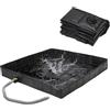 Generico Doccia RV | Vassoio Bagno Pieghevole PVC 104x104x12,7 cm - Base Doccia da Campeggio con Tubo di Scarico | per Esterno Spiaggia Camper Tenda Auto Camion Escursionismo Viaggio Motorhome