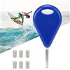 Chrees Accessori per tavola da surf, pinne, viti chiave per pinne, attrezzatura da surf (blu)