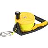 Cerlyiont Bobina Subacquea con Fermo Pollice per Immersioni e Snorkeling - Filo in Nylon Intrecciato da 46 m, Giallo (ruota arancione)