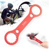 YYUEZHI Center Lock Chiave, Chiave per Guarnitura per Mountain Bike, BB Chiave Bicicletta, Alluminio, per Dub/Tl-Fc32 / Tl-Fc25 / Tl-Fc24 per Le riparazioni in Bicicletta, Rossa
