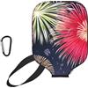 CNTDBU Splendid Fireworks - Custodia per pagaia da pickleball, in neoprene, con tasca in rete, moschettone per borsa da palestra