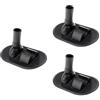 Homyl 3X Tendalino Gonfiabile in PVC per Barca, Copertura Superiore con Piedistallo, Nero