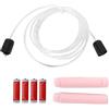 YUKOFE Corda per Saltare Luminosa Corda per Saltare Leggera ed ergonomica a LED RGB illuminata per Palestra Fitness per Bambini (Pink)