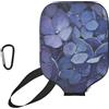 CNTDBU Custodia per pagaia da pickleball, in neoprene, con tasca in rete, moschettone per borsa da palestra, colore: blu scuro