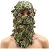 Generico Copri Volto Fogliato - Copricapo Mimetizzato Birdwatching, Maschera 3D Mimetica - Giocatori Airsoft Campeggio Escursionismo Birdwatching Spettacoli Feste in
