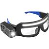 Generic Occhiali da lavoro - Occhiali da ciclismo da 16,3 cm, occhiali da ciclismo sicuri, anti-appannamento, con luce a LED di tipo C, per passeggiate notturne, lavoro all'aperto, moto, protezione