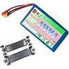 JHKJ Batteria al Litio da 25,2 V 2 Ah 4 Ah per Monopattino Elettrico, Batteria da 25,2 Volt per Hoverboard/monopattini autobilanciati con connettore JST+XT60U.,25.2v4ah