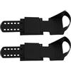 Durashmall Pedali per vogatore Accessori per attrezzature per il fitness Poggiapiedi di ricambio regolabili per casa Palestra Vogatori Facile da installare Piattaforma stabile per allenamento cardio