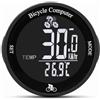 SHUAIGUO Computer da Bicicletta, Contachilometri Ciclo Multifunzione Retroilluminato a LED con Batteria CR2032 - Sfondo, Display Digitale Bianco, Impermeabile per Ciclismo (#1)