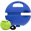 Générique Allenatore di Tennis | Kit di esercizio per palline singole,Attrezzature per Tennis - per adulti principianti, casa, giardino, interno, esterno, terreno,