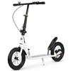 Generic Monopattino pieghevole per adulti, con ruote grandi da 290 mm, manubrio regolabile in altezza, capacità di carico 100 kg, monopattino leggero per trasporto urbano