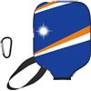 CNTDBU Custodia per pagaia con bandiera delle Isole Marshall, in neoprene, con tasca in rete, moschettone per borsa da palestra