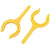 ZAICOLER Blocco Remo per Barca, Robusto Supporto per Canna da Pesca per Kayak, Canoa, Barca Marina, 2 Pezzi per Zattera, Yacht, (YELLOW)