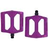 EfforPrac Pedali da ciclismo con design antiscivolo, corpo in nylon e albero in metallo, doppio cuscinetto per una guida fluida, adatto per chiave aperta da 15 mm, uso su strada di montagna, nero (rosa)