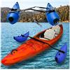 VSAQLNWZ Stabilizzatore a Braccio per Kayak, Stabilità Gonfiabile Kayak Float, Montaggio Rapido Stabilizzatore Gonfiabile per Kayak per Kayak E Barche con Fori,White