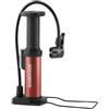 KLdcfhDR 1 pz 100PSI Mini Pompa Portatile for Bici a Mano, gonfiatore for Pneumatici Adatto for valvola Schrader e Presta for palloni Sportivi e da Strada MTB(4522LRD)