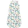 Mosebears Sacco nanna estivo primaverile animal Cartoon coperta lavabile 1.0 tog per bambini, sacco a pelo senza maniche (paradiso animale, 0-6 mesi)