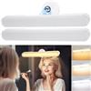 Rinfency 2 luci a LED per tavolo da toeletta, dimmabili, lampade da tavolo da toeletta, 4000 mAh, ricaricabile, senza cavo, portatile, rotazione a 360°