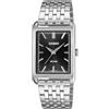 Casio Orologio Analogico MTP-B215D-1AVER, Quadrante Nero, Cinturino in Acciaio Inossidabile, WR 50M
