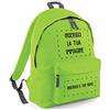 PR Service Zaino Borsa Personalizzato in Stampa Digitale Uomo Donna Bambino con la tua Immagine Logo Personaggi Casual Porta Pc Oggetti Libri Scuola (Verde)