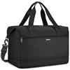 VSNOON Bagaglio a Mano 45x36x20 Easyjet Sedile Inferiore Pieghevole Borsa Viaggio, 32L Borsone da Cabina per Donna e Uomo, Impermeabile Borsa per Weekend Parto Ospedale Ginnastica Sportiva, Nero, L