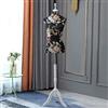 Loywe Manichino da sartoria, busto Torso da Donna per vetrine, con altezza regolabile Base in legno Gr. 36/38 C LW1016SR