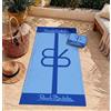 TexLom Telo Mare 90x170 cm in Microfibra con Pochette Abbinata Renato Balestra Stampa Digitale (Azzurro/Royal)