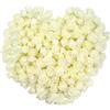 Gearific 200 mini rose artificiali in schiuma, per fai da te, matrimoni, feste, San Valentino, festival, decorazione della casa (bianco)