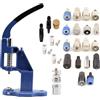 YF STORE Pressa manuale per installare rivetti, occhielli, occhielli, bottoni a pressione e bottoni in tessuto