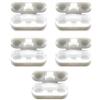 EFIXS Giunti a catena in 5 pezzi PVC - bianco - diametro a 4,5 mm - non autosbloccanti - per catene per tende a rullo,catene di perle, catene per tende a stecche, catene a sfere o catene per ciechi