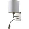 Lindby Applique (Moderno) colore Bianco, in Tessuto ad es. Soggiorno & Sala da pranzo applique tessuto