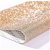 Molyorch Autoadesivi Cristallo Glitter, Fogli di Strass Autoadesivi con Strass, Cristallo in Resina Bling Adesivo, per Telefono Cellulare, Auto Decorazione, Regalo Vetro Decorazioni (Champagne)