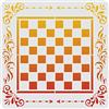FINGERINSPIRE Modello moderno a scacchiera, 30x30cm, per dipingere a scacchi, gioco per la famiglia, decorazione per la casa, idea regalo, stencil grandi in vinile per dipingere su legno, tela, parete