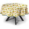 MyVorrei Tovaglia Rotonda Fantasia New Lemon Cotone 100% 180x180