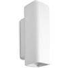 vetrinein rete Vetrineinrete® Applique da parete doppia emissione in gesso a cubo verniciabile con attacco gu10 110x70mm poratafaretto UP & DOWN P13