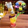 TOSSPER 6pcs Bottiglia di Birra Fibbie Portabicchieri Vino Clip Titolari Clip Bere Birra Snap per Wine Glass